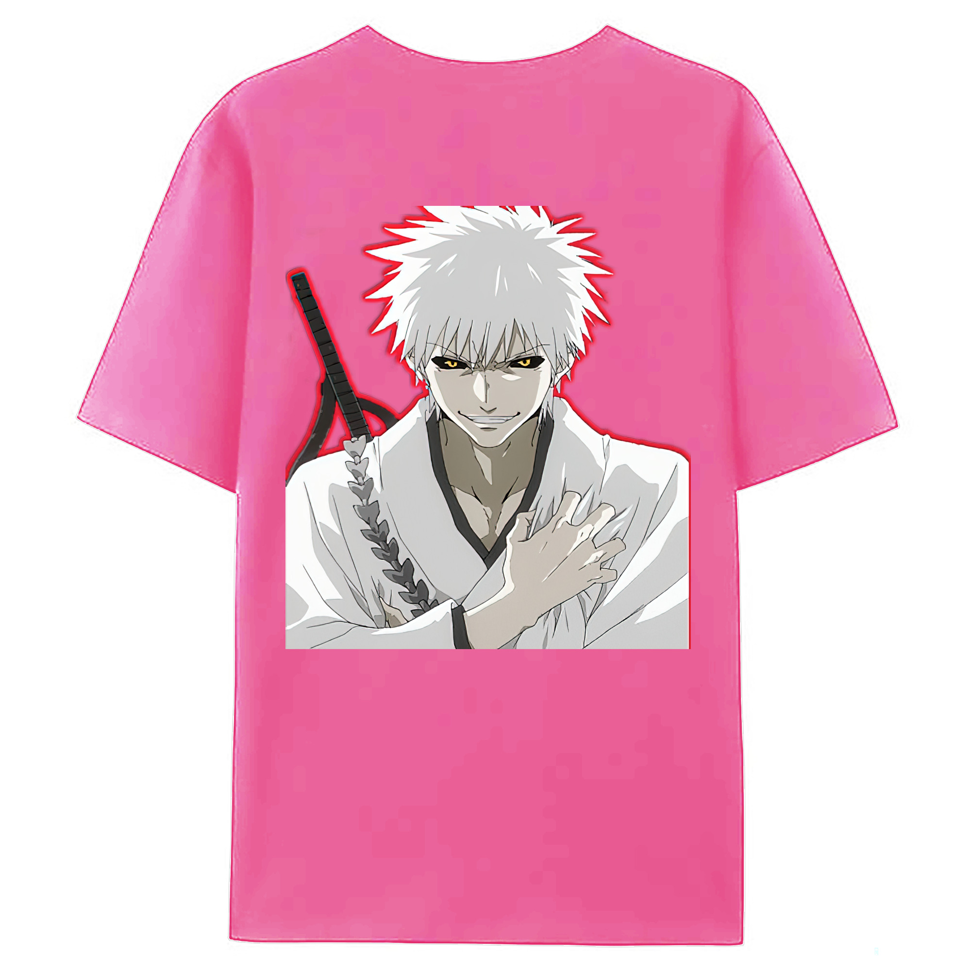 （画像用） ブリーチ 黒崎一護（くろさき いちご）BLEACH Kurosaki Ichigo レディース半袖Tシャツ(バックプリント)